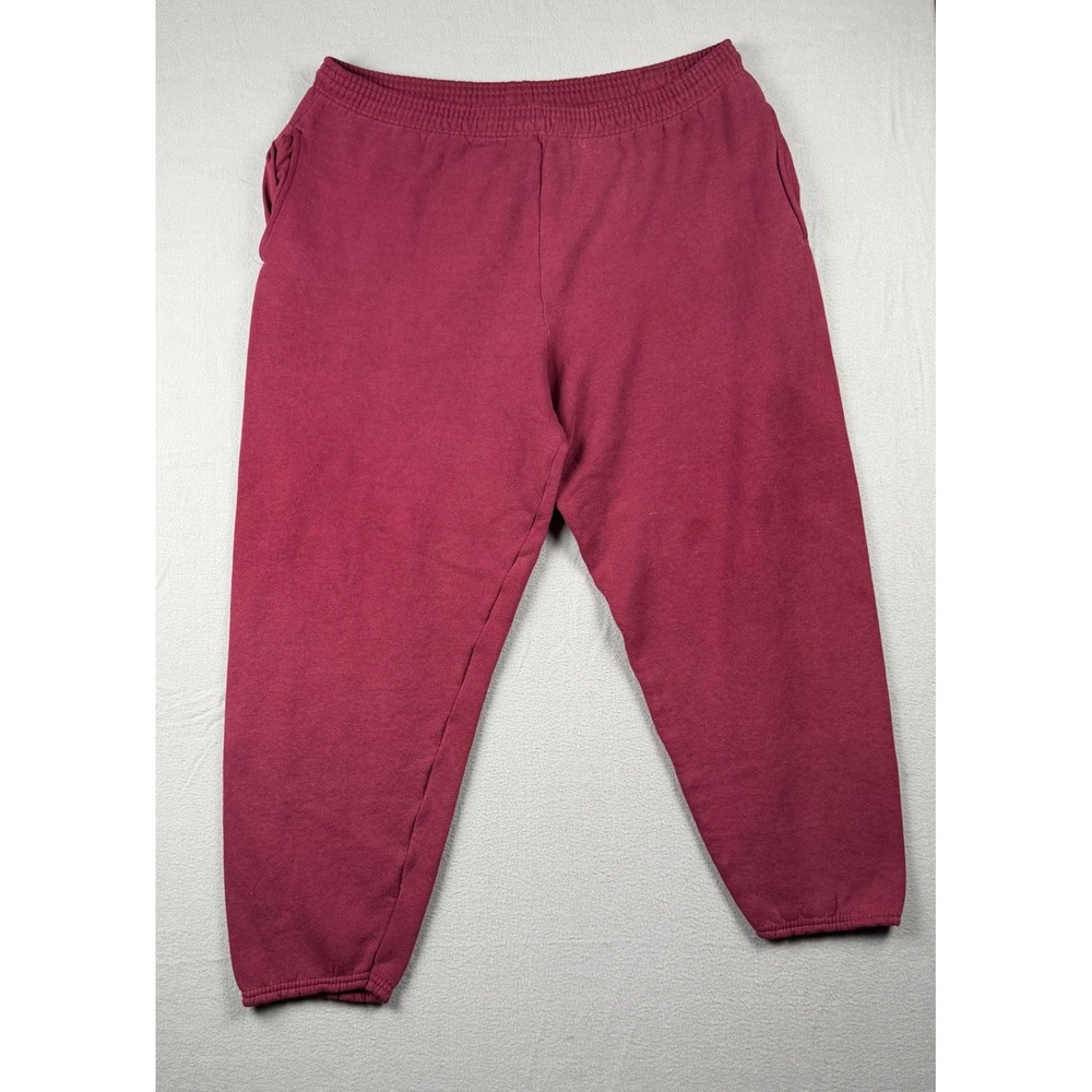 Vintage Franklin Sports Maroon Sweatpants Mens XL Burgundy Made in USA Joggers